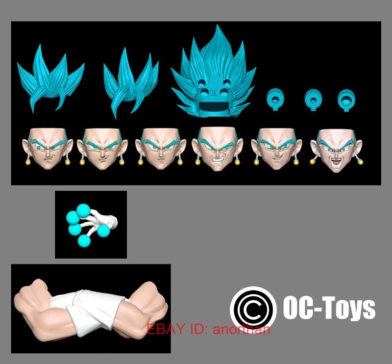 sdbh tyc-01 ベジット OC Toys 001 SHF Dragon Ball Vegetto Super Saiyan Blue 1/12