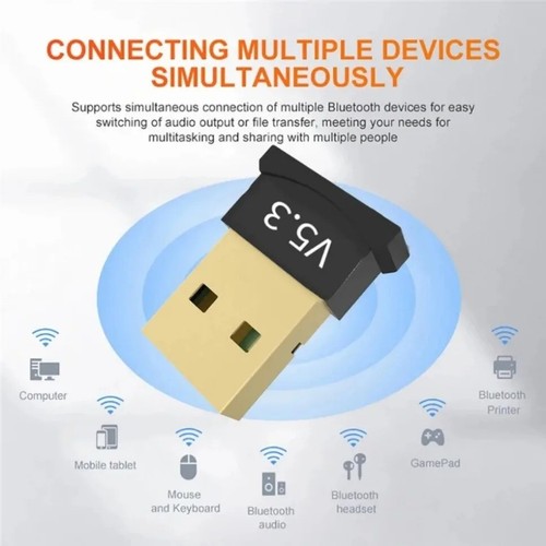 Adaptador Bluetooth versión 5.3 | muy rápido, USB de alta velocidad - Foto 6 di 7