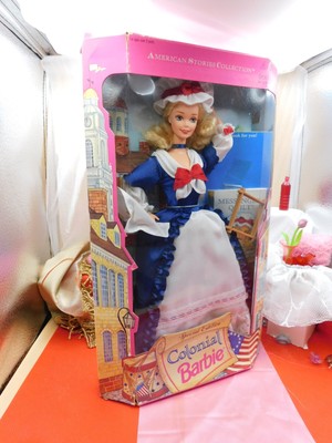 21 Barbie Puppe Vintage 1994 Colonial Barbie Special Edition OVP Beschädigt