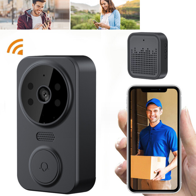 Smart Wireless WiFi Ring Doorbell Security Intercom Video Camera Door Bell♛