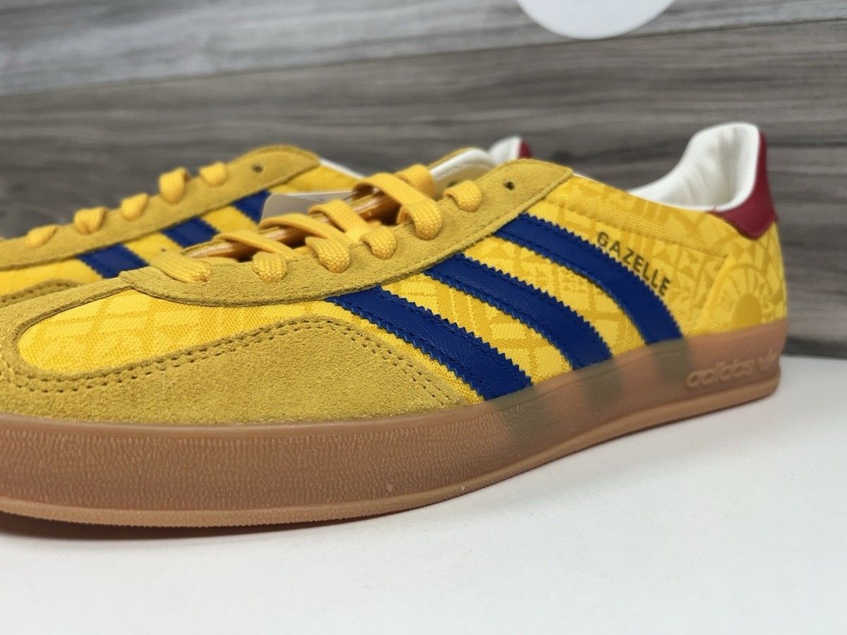 adidas gazelle silver green womens A.B. Gazelle Indoor (Blondey)  Premier