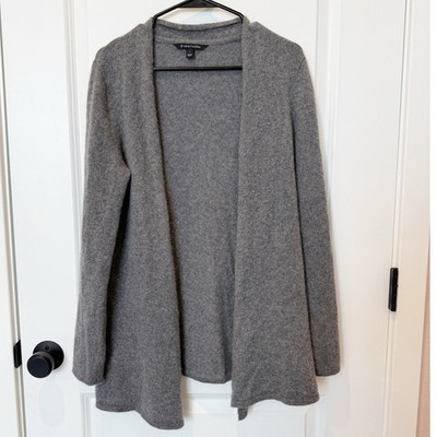 41 Hawthorn Open Front Cashmere Cardigan Large Old Money Capsule Quiet Luxury