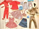 Barbie & Others Doll Clothes & Accessories Lot Assorted Sizes 1970s Vintage