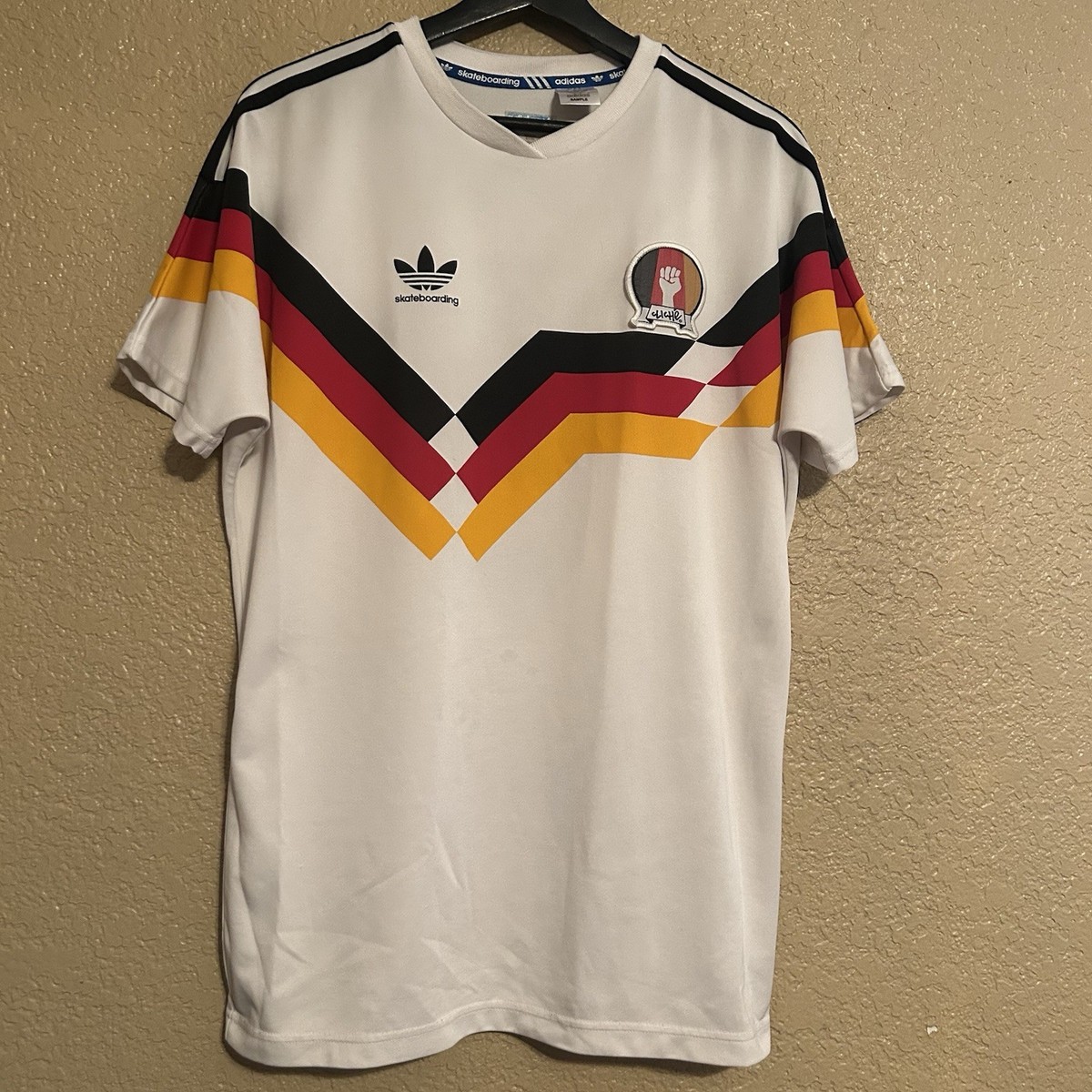 83-84 SSV ULM ウルム (H)＃9 選手用 アディダス M1031m Adidas Skateboarding Lem Villemin Cliche Germany Soccer SAMPLE