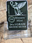 24 x 1g .999 Silver Bars - Libertad Design  Wessex Mint - Sealed Case - 24 x 1g