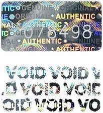 Tamper Proof Stickers Hologram Labels/Sticker High Security Tamper Evident Seal