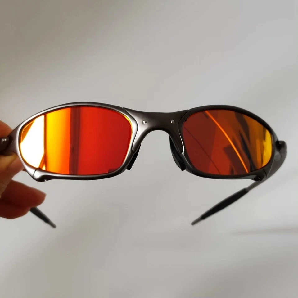 Nuevas gafas de sol Oakley X-Metal Juliet 1.0 lentes rojas/marcos grises Foto 2 de 3