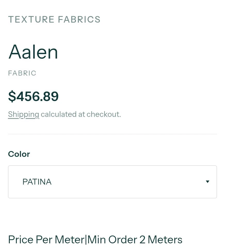 Telas de textura tela de pátina de anguila 7 5/8 yardas - 90 % de descuento al por menor Foto 4 de 4