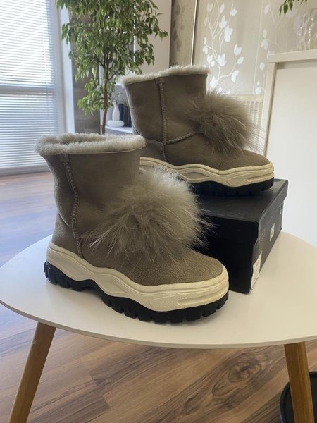 Women Stefano Lompas Uggs Grey Suede 39