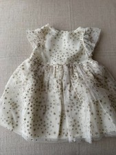 American Girl gold sparkle dress for 18" doll NEW Janie and Jack