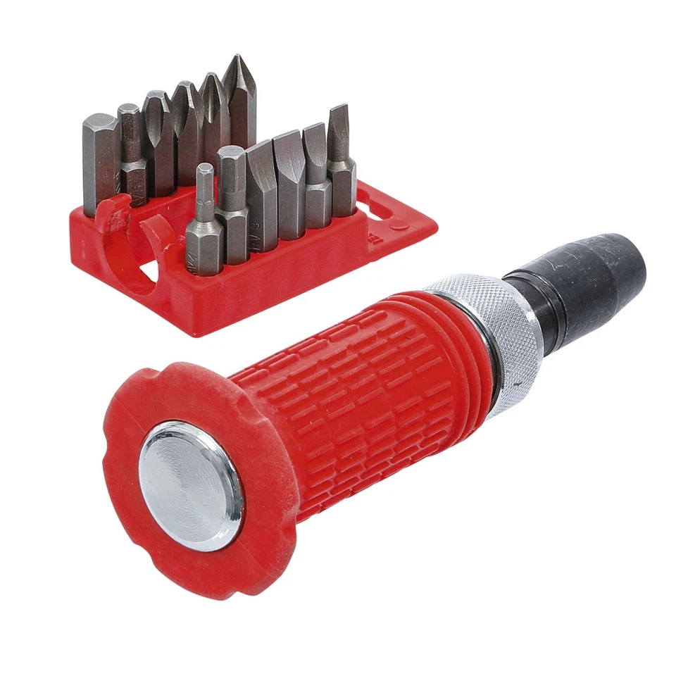 TOURNEVIS A FRAPPER BGS AVEC 12 EMBOUTS ET POIGNEE PARE-COUP - Photo 2/4