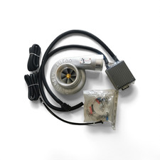 Electric Turbo Supercharger Kit Thrust Turbocharger Air Intake Car Modified Part