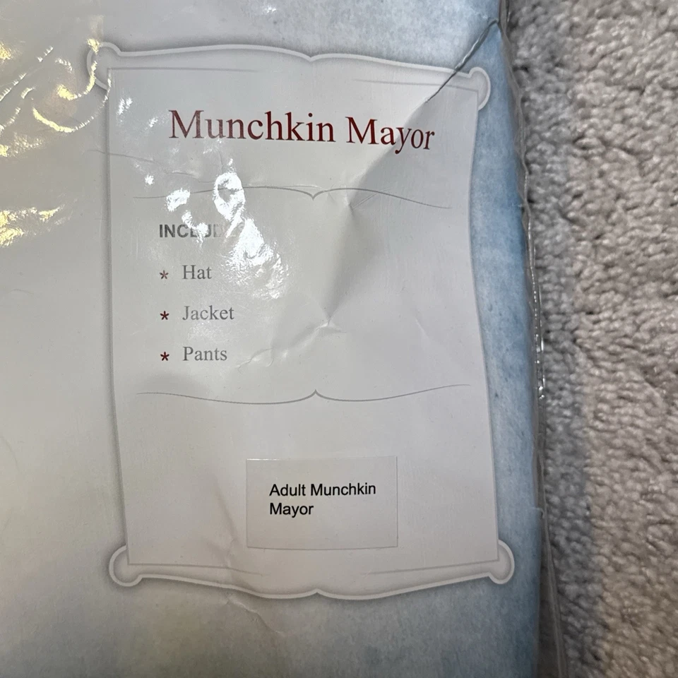 Костюм манчкина мэра для мужчин Wizard of Oz размер: XL - Изображение 4 из 4