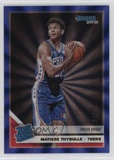 2019 Donruss Rated Rookie Press Proof Blue Laser 21/49 Matisse Thybulle #219 0v0