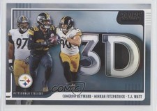2020 Score 3D Cameron Heyward Minkah Fitzpatrick TJ Watt #3D-TMC 02q0