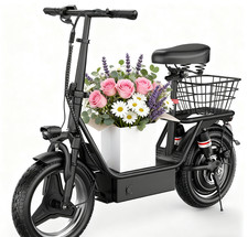 1500W Electric Scooter for Adults with Seat14"45 Miles & 30MPH Shock Absorbing