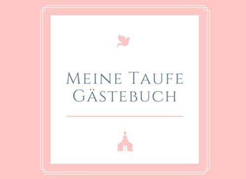 Meine Taufe GÄStebuch: Erinnerungsbuch Mit Taufspruch Zur-image