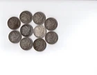 Ten Morgan Dollars, with problems