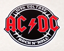 AC/DC - LARGE Die Cut Sticker Decal Official Heavy Metal Rock Band ACDC