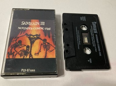 Samhain III November Coming Fire Misfits Cassette Tape Plan 9 1986