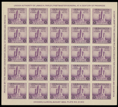 #ad #ad US Scott 731 Souvenir Sheet MNH VF Autographed by James A. Farley SCV $20.00 $650.00