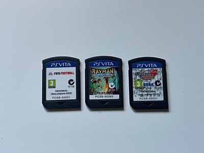 Sony PlayStation PS Vita 3 X nur Karts Fifa Rayman Legends Virtua Tennis 4