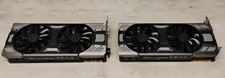2x LOT EVGA GeForce GTX 1080 8GB GDDR5X Graphics Card 08G-P4-6286-KR UNTESTED