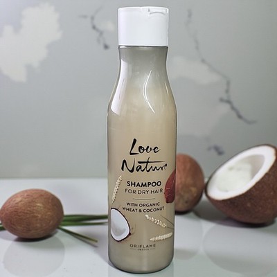Oriflame Love Nature Haar Pflege Shampoo trockenes Haar Bio Weizen & Kokos TIP