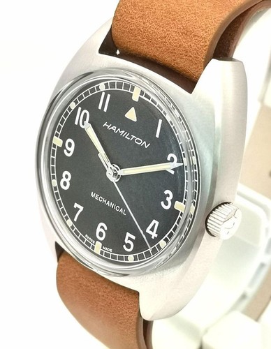 Orologio Hamilton Khaki Pilot Pioneer meccanico H764190 carica manuale USATO - Foto 3 di 10