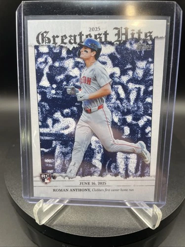 Topps 2025 Greatest Hits Roman Anthony Boston Red Sox Rookie Insert GH-26 Card
