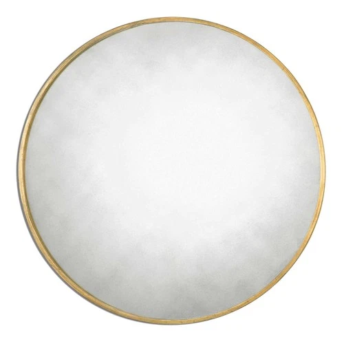Uttermost 13887 Gold Junius Round 43" X 43" Flat Mirror - Picture 2 of 4