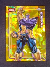2026 Topps Chrome Sapphire Marvel Comics Thanos #174 Gold /50