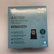 TP-Link TX1750U AX1750 Nano Wi-Fi 6 Dual-Band Wireless USB Adapter Sealed
