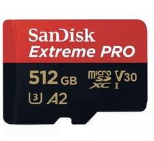 Image of SANDISK Extreme Pro Class 10 microSDXC Memory Card - 512 GB
