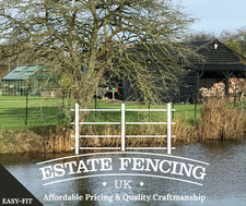 Estate & Parkland Fencing - Easy-Fit Fully Welded Steel Traditional Estate Style