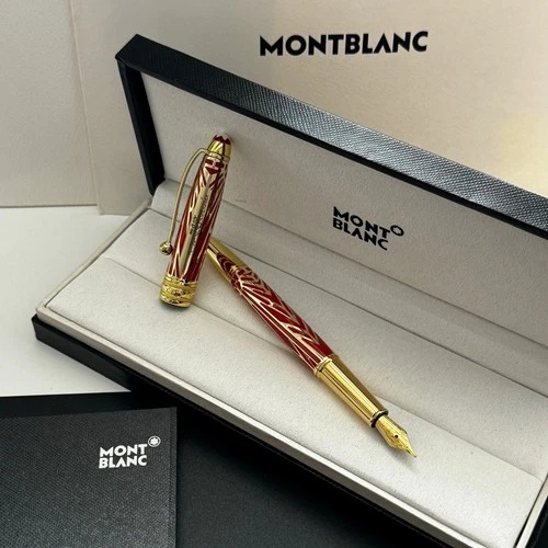 Montblanc Grand Class Special Edition Red & Gold Embossed Fountain Pen