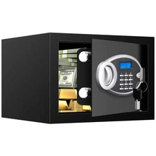 0.7 Cubic Small Safe Box Fireproof Waterproof Digital Home Security Box with ...