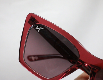 MAUI JIM KINI KINI MJ 849-52C RASPBERRY POLARIZED SUNGLASSES 54-20