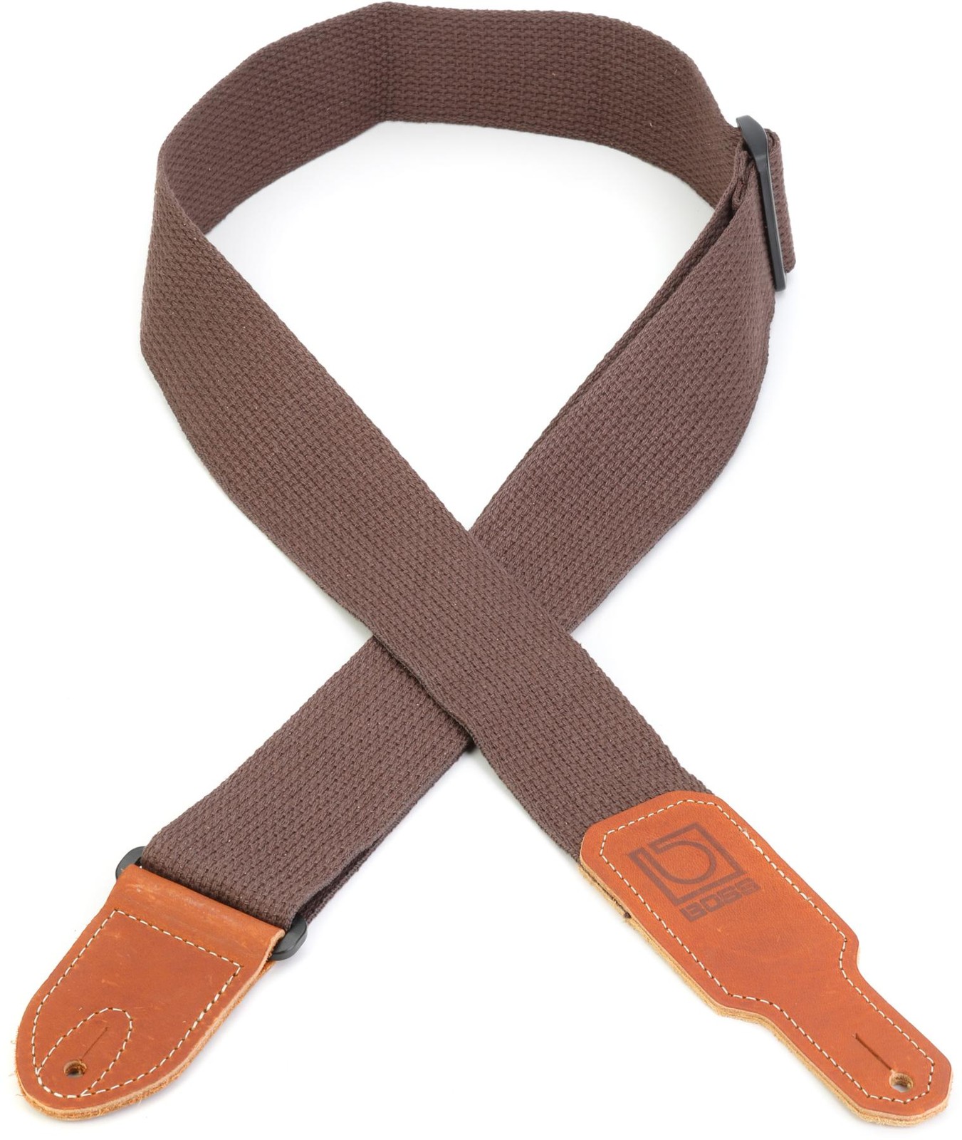 Гитарный ремешок из натурального хлопка Boss - коричневый 3890₽
