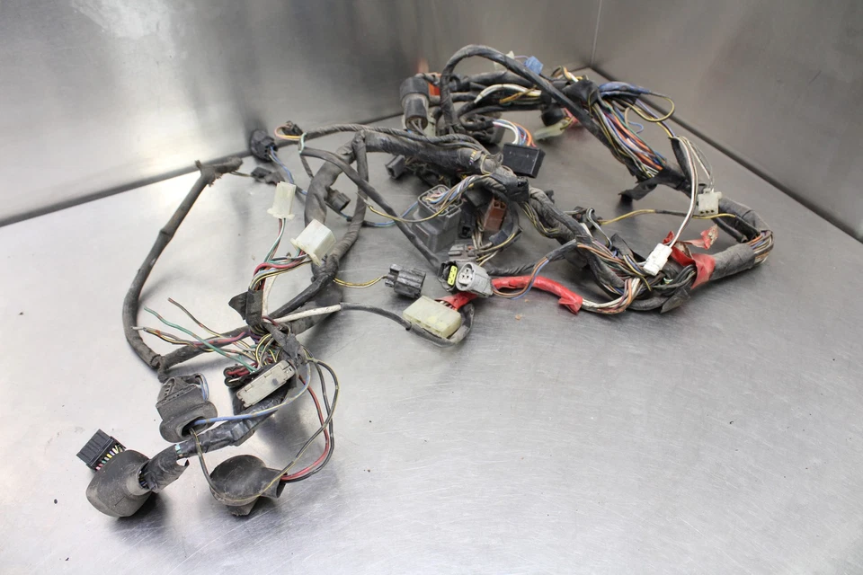 03-06 KAWASAKI Z1000 MAIN ENGINE WIRING HARNESS MOTOR WIRE LOOM DAMAGED - Imagem 3 de 4