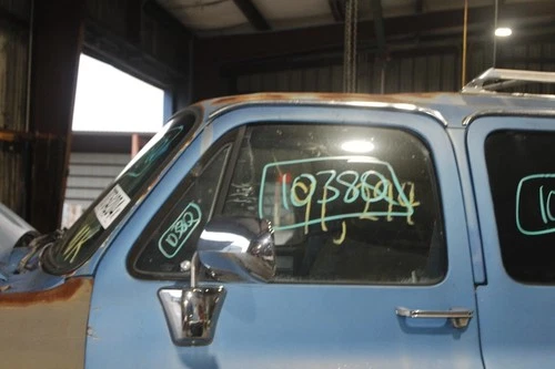 SUBURBAN 10 LH Left Driver Door Mirror Manual concealed stainless 88 OEM WTY 90D