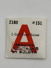 Accutron 2180 #151 Coil Form Screw NOS