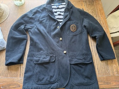 Vintage Ralph Lauren Mens Jacket/ Cardigan XL RARE Crest Logo Polo