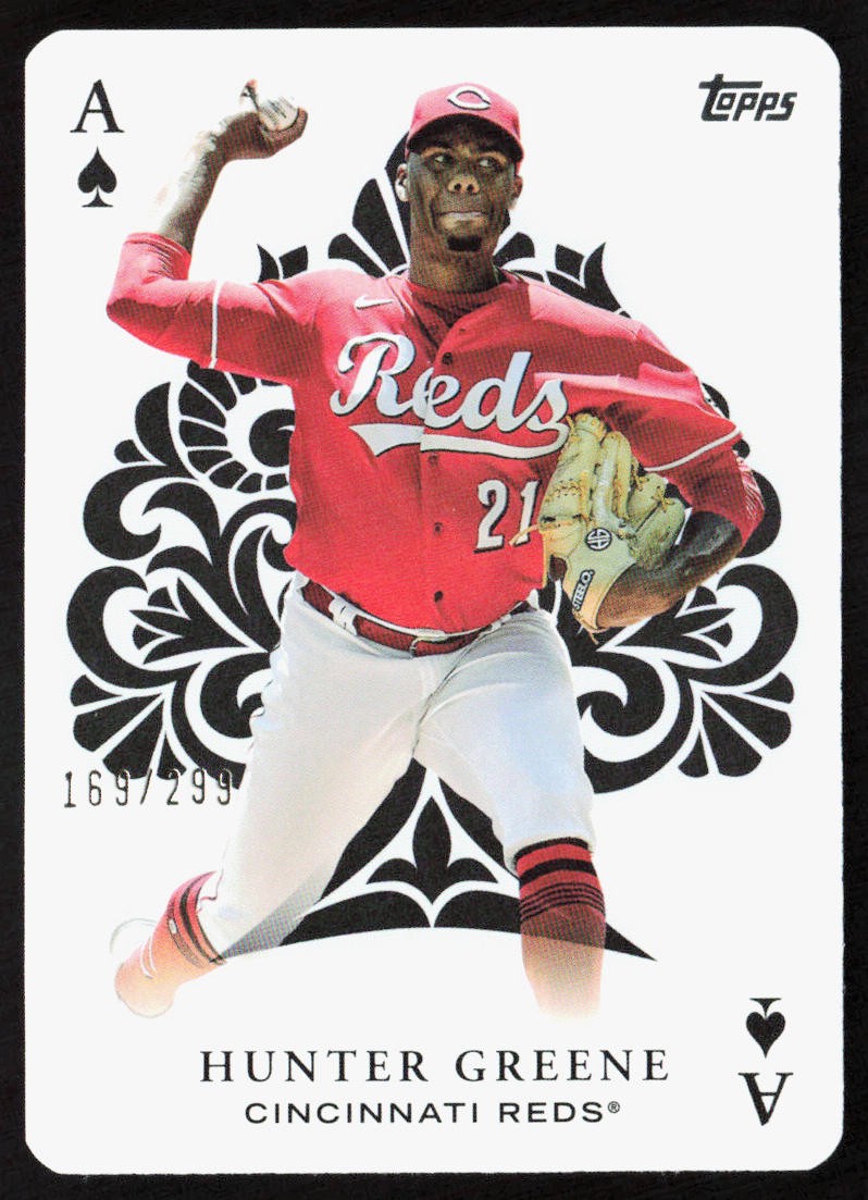 2023 Topps Series 2 Hunter Greene All Aces Black /299 #AA-30 Cincinnati Reds