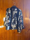 Vintage BonWorth Floral Nature Print Open Front Jacket Sz Med Petite — photo 6