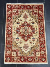 Tappeto Heriz annodato a mano tappeto orientale tappeto persiano 122 x 81 cm N26-0017