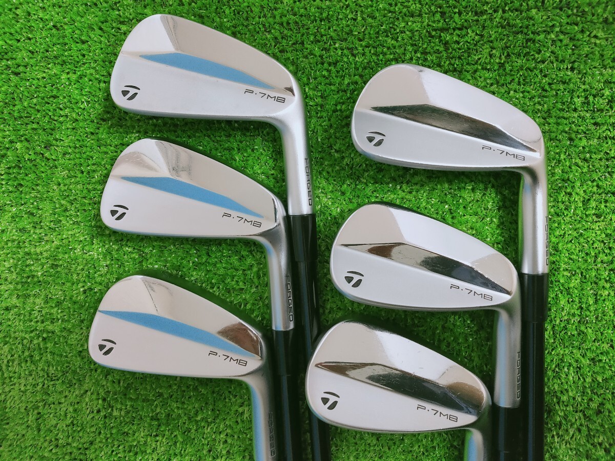 TaylorMade P7MB 2023 5-P 6-Piece Iron Set with Graphite Design Raune I90S Shafts