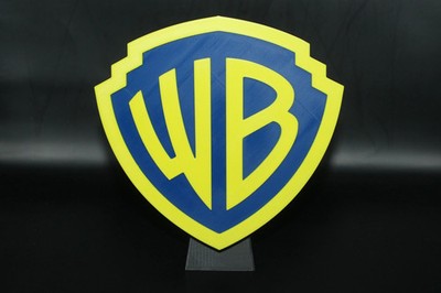 Warner Bros printed Logo Sign Wall Desk Shelf Art | eBay