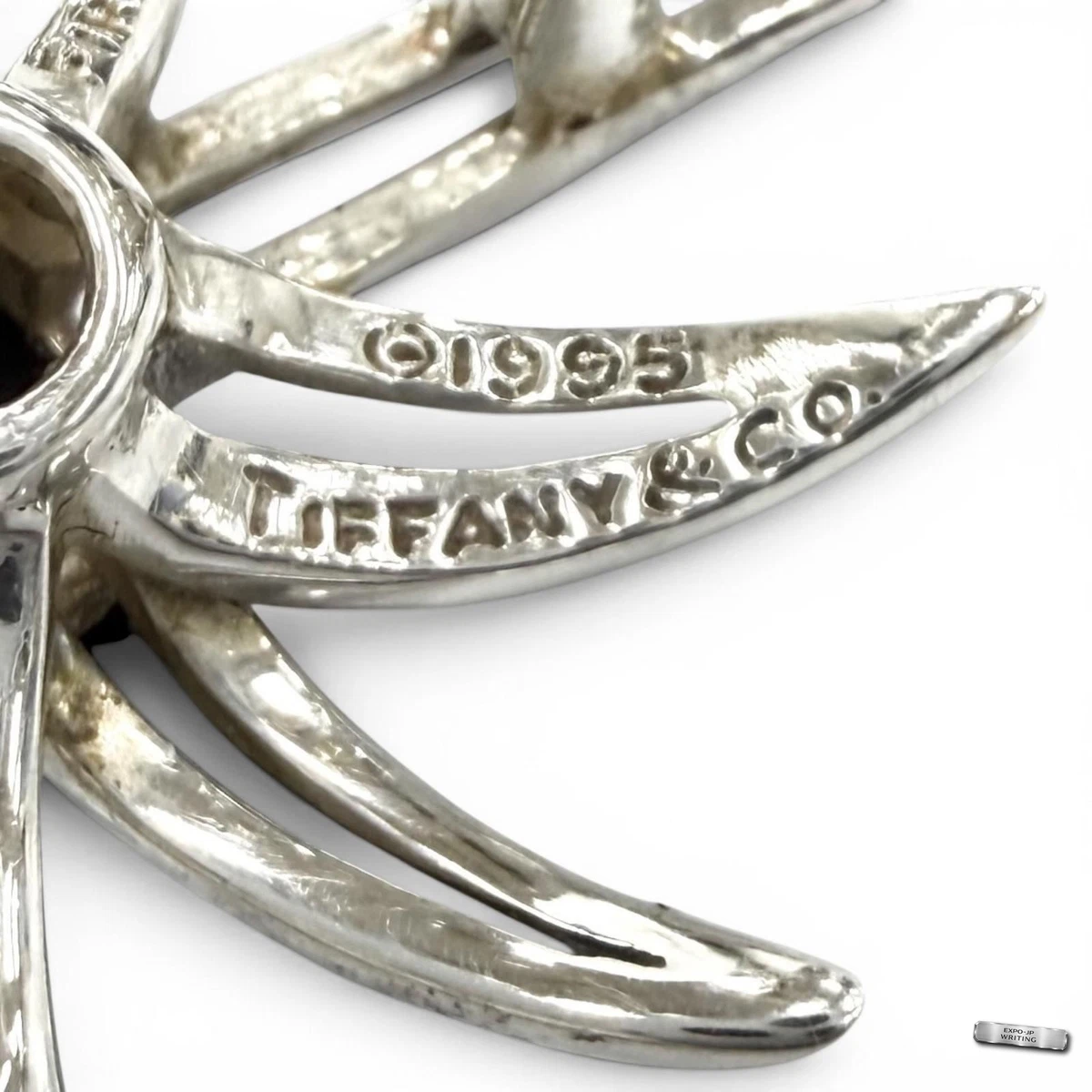 TIFFANY&Co. AG925 Onyx Feuerwerk Ohrringe Accessoires Silber Schwarz 9,1g