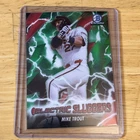 2026 Bowman Chrome Mike Trout ES-25 Electric Sluggers Green Refractor /99